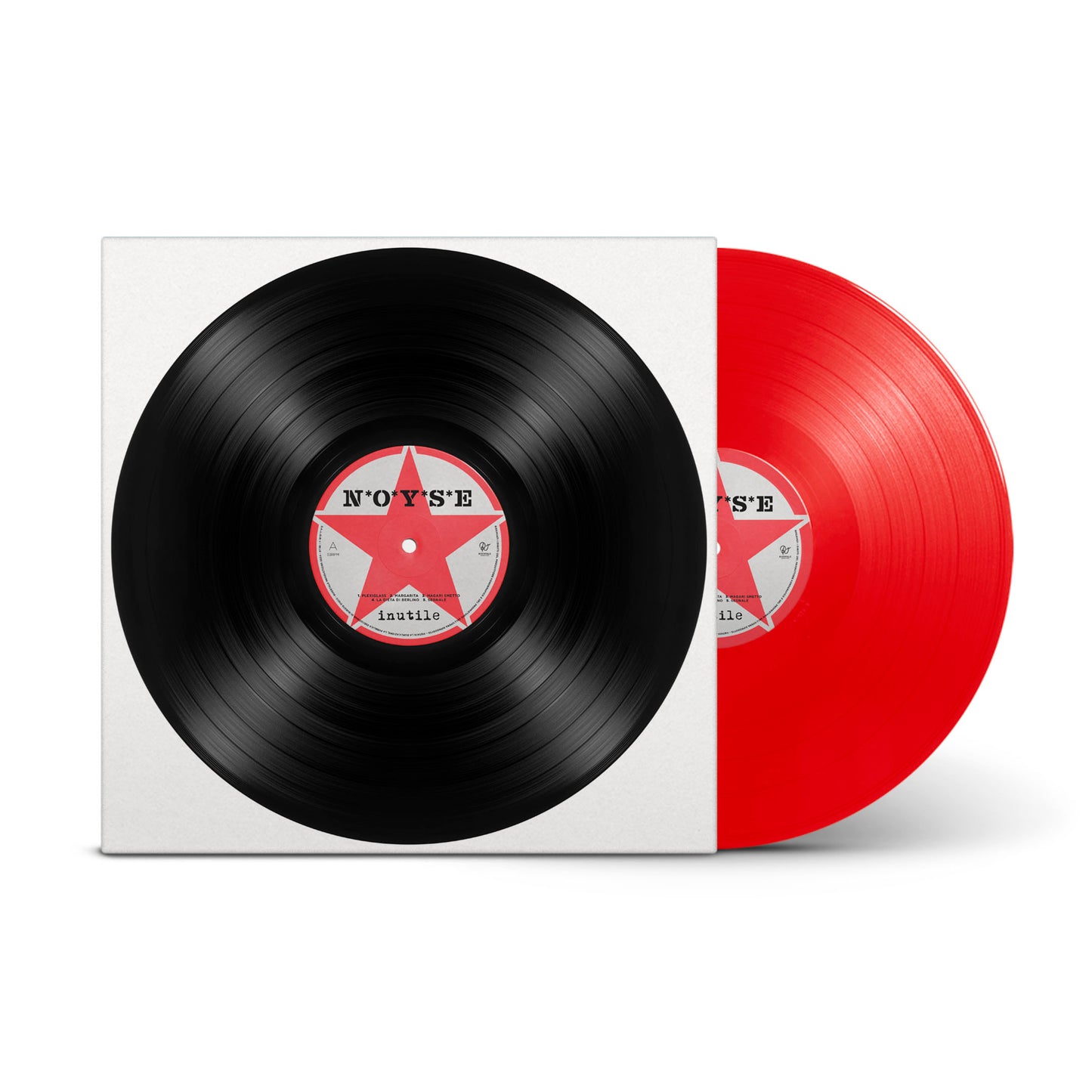 VINILE LIMITED EDITION ROSSO 180 gr. NOYSE "Inutile"