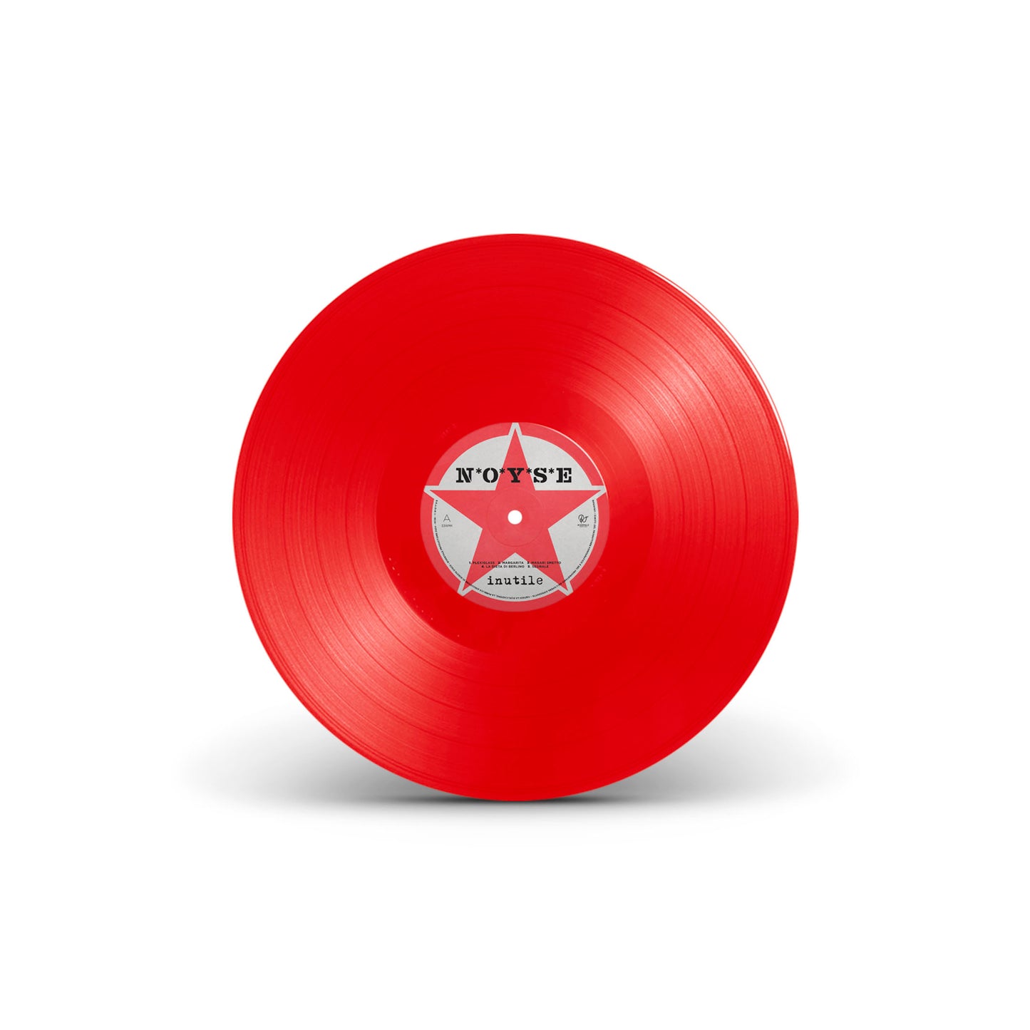 VINILE LIMITED EDITION ROSSO 180 gr. NOYSE "Inutile"